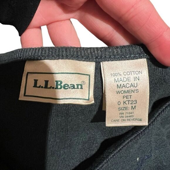 L.L. Bean green night dress with embroidery details - Picture 3 of 8